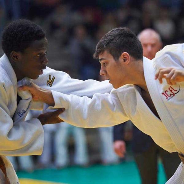 Deux adhérents du club de judo de Gradigan en combat